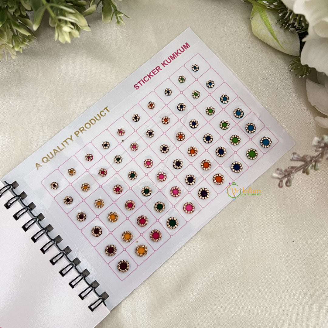 Vriksham LCT Stone Fancy Bindi Book(D NO 30K2)-BB262