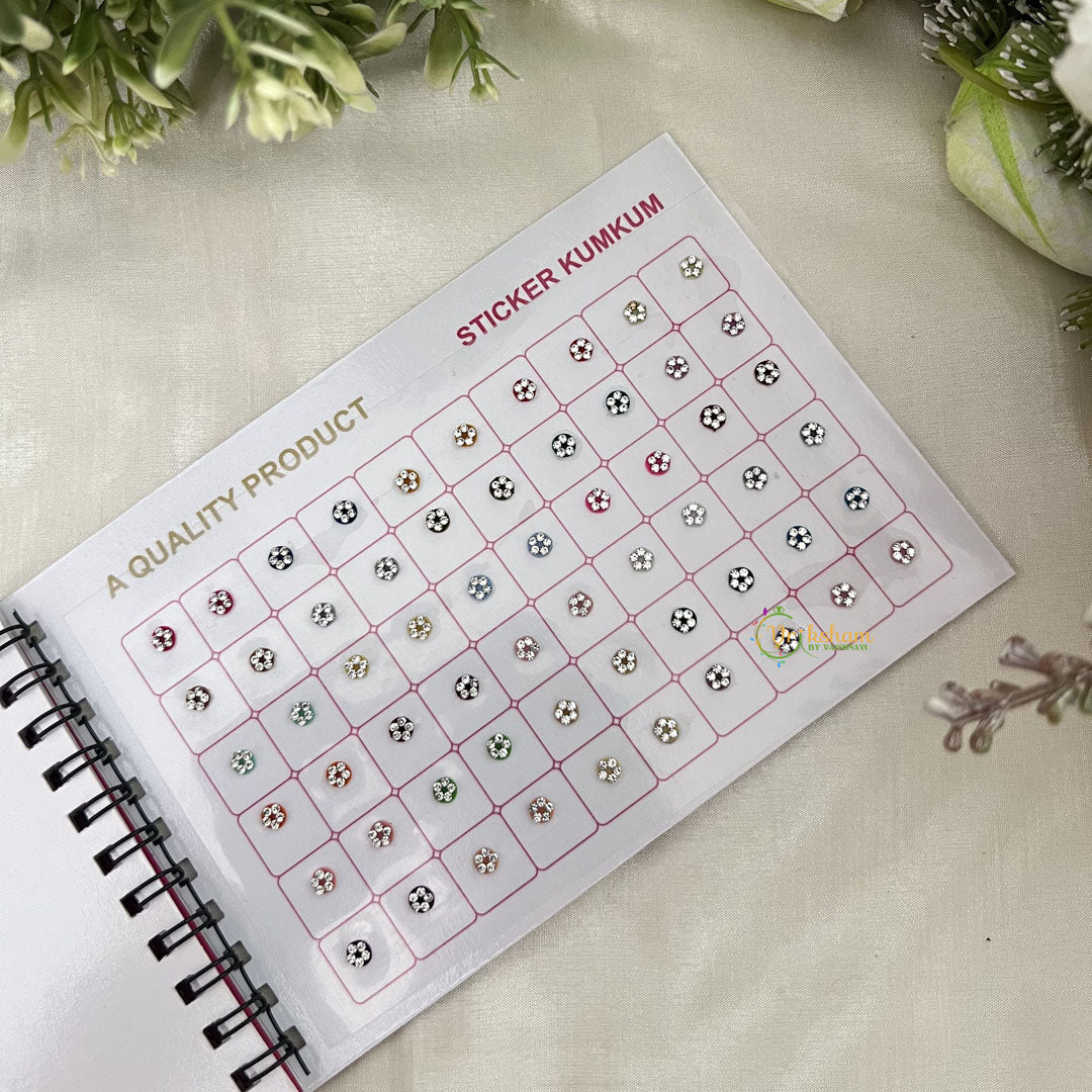Vriksham WT Stone Pestal Premium Bindi Book(300 Bindi)-BB256