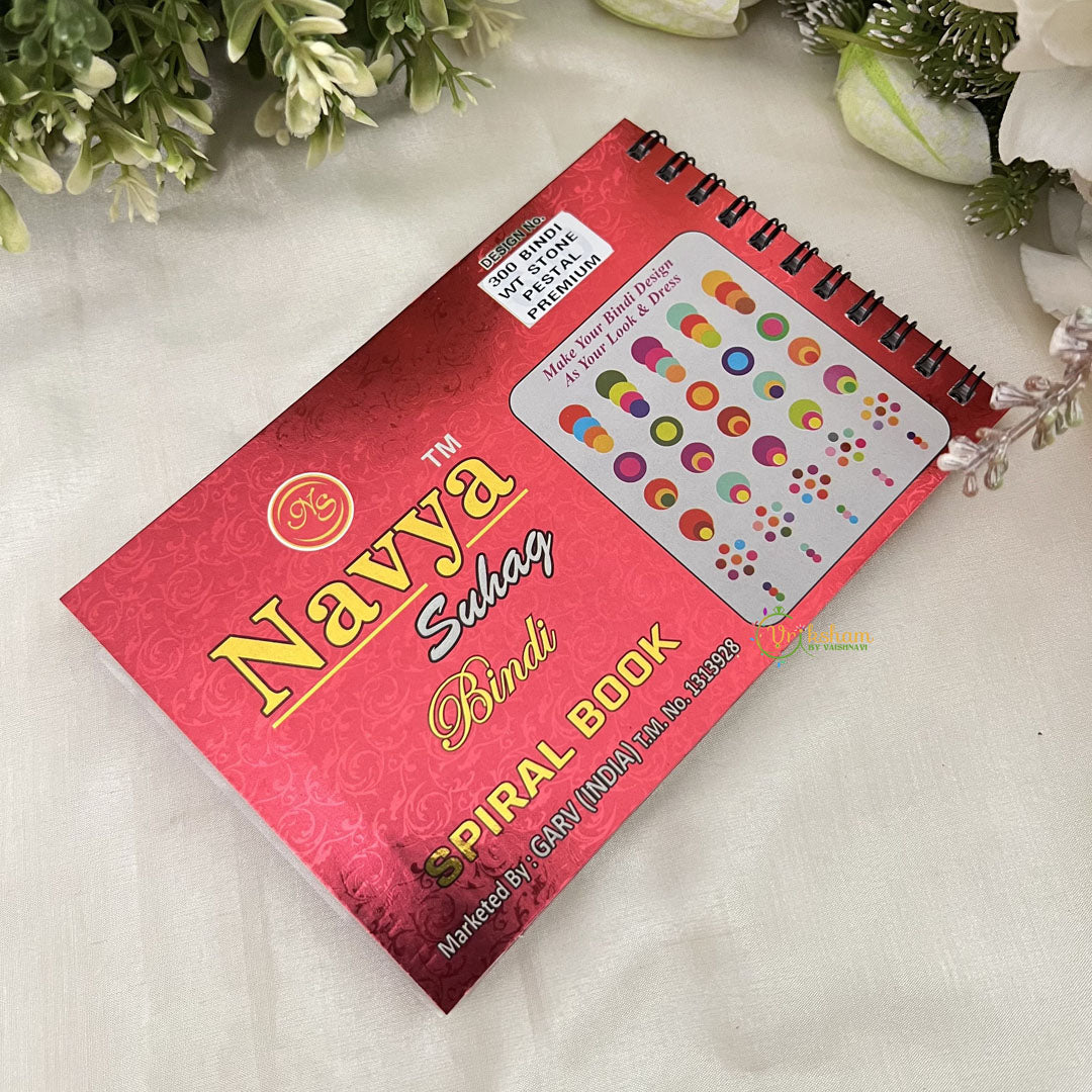 Vriksham WT Stone Pestal Premium Bindi Book(300 Bindi)-BB256