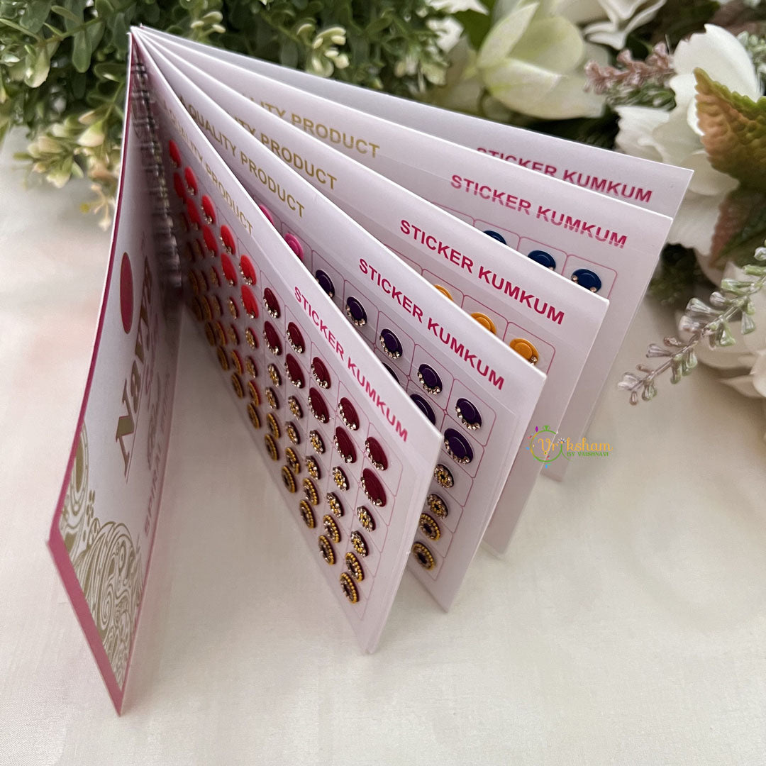 Vriksham LCT Stone 10 Color Bindi Book(300 Bindi)-BB261
