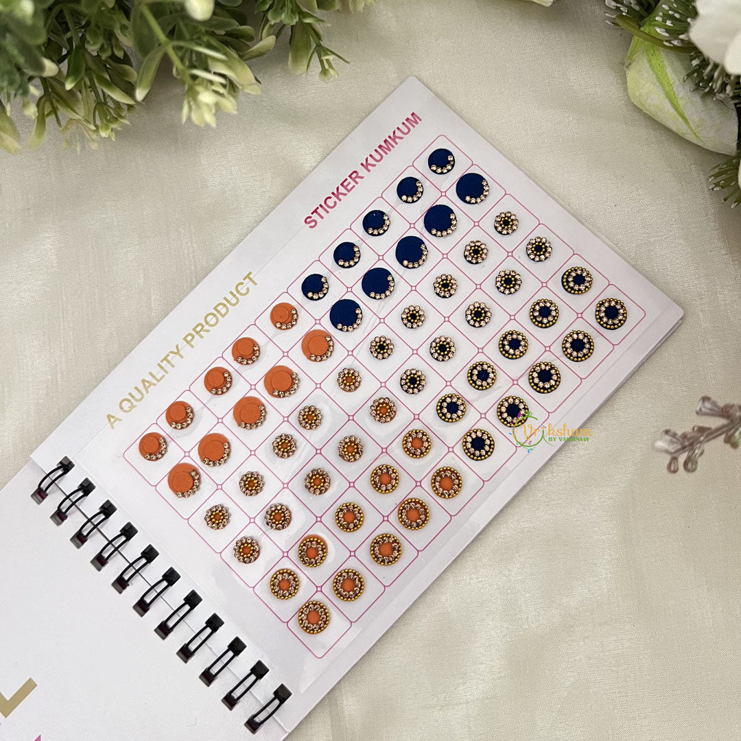 Vriksham LCT Stone 10 Color Bindi Book(300 Bindi)-BB261