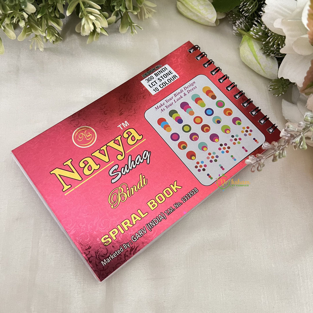 Vriksham LCT Stone 10 Color Bindi Book(300 Bindi)-BB261