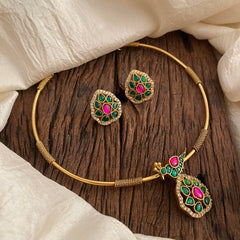 Elegant AD Stone Hasli Choker-Kili-G12084