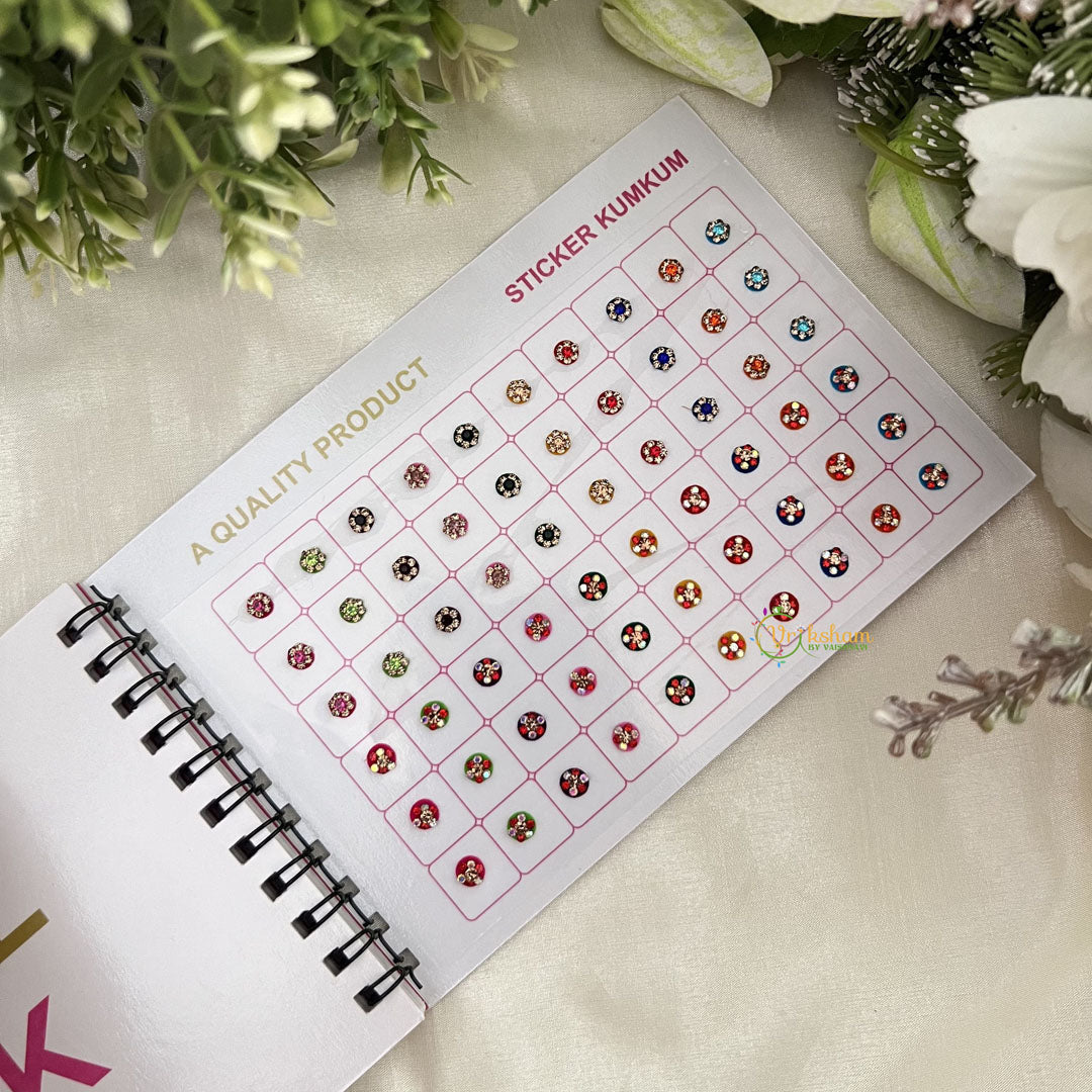 Vriksham LCT Stone Fancy Bindi Book(D NO 30PS2)-BB233
