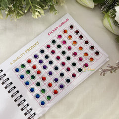 Vriksham WT Stone Shaded Border Bindi Book(300 Bindi)-BB260