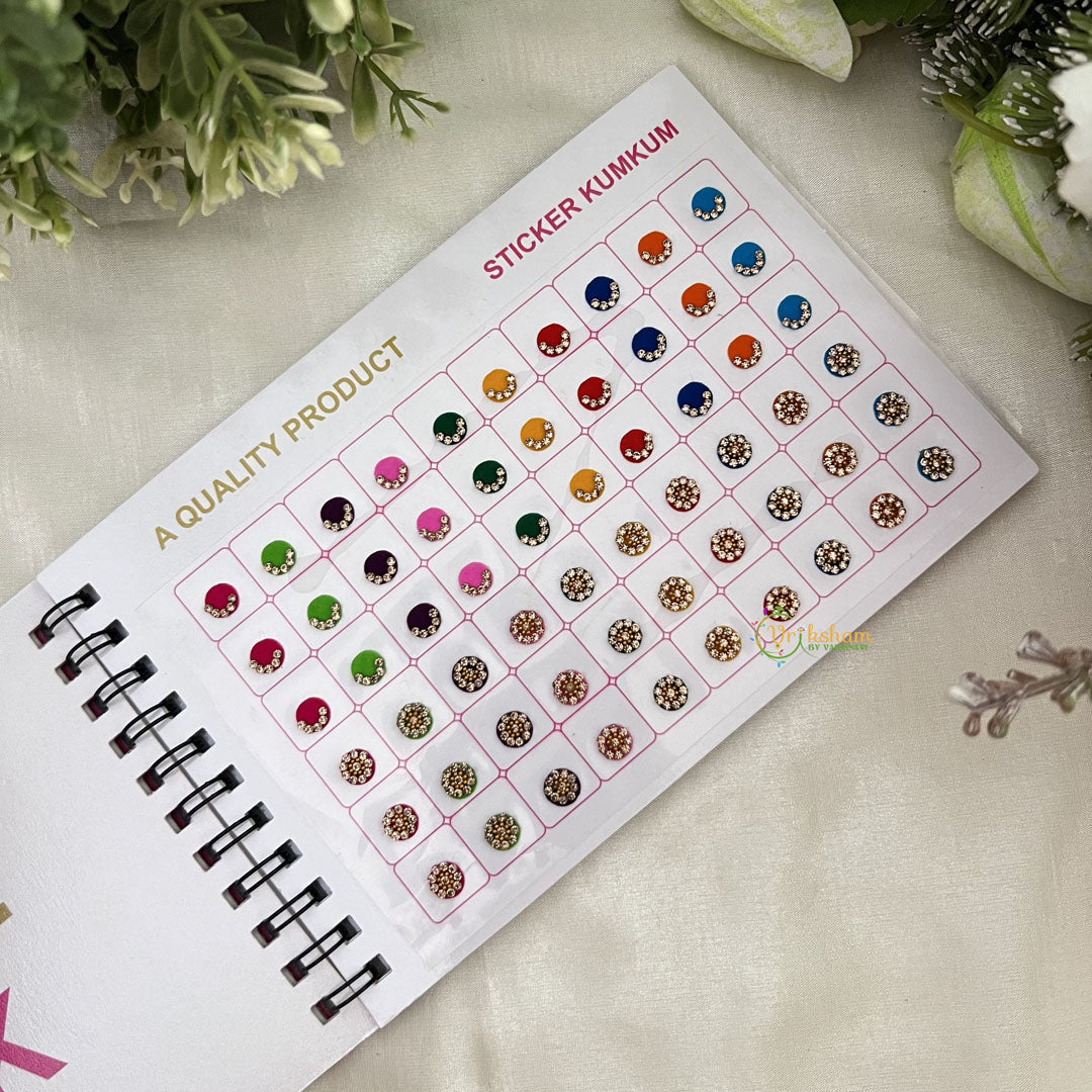 Vriksham LCT Stone Fancy Bindi Book(D NO 30P7)-BB263