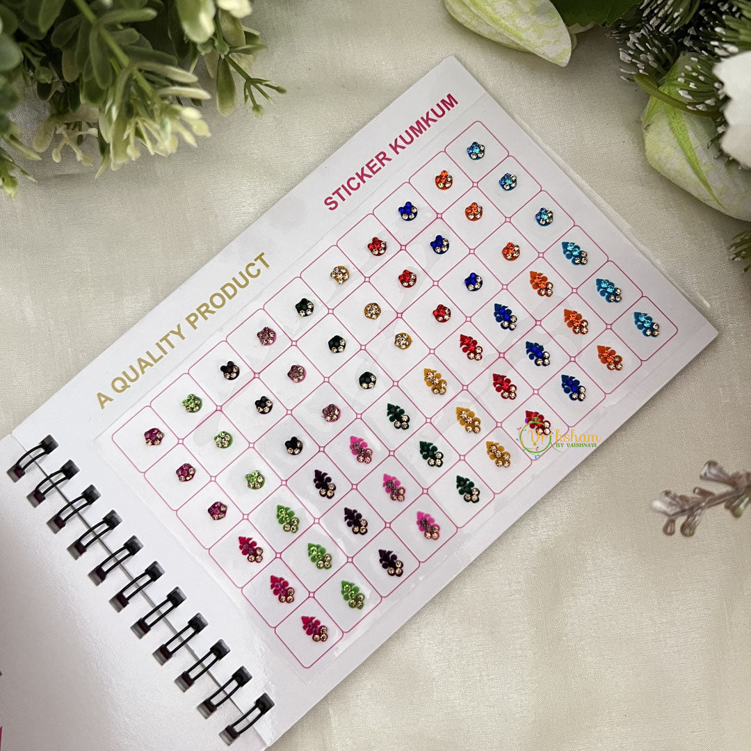 Vriksham LCT Stone Fancy Bindi Book(D NO 30P7)-BB263