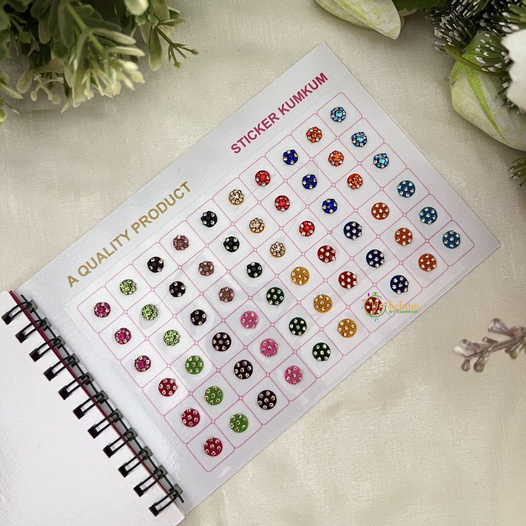Vriksham LCT Stone Fancy Bindi Book(D NO 30P7)-BB263