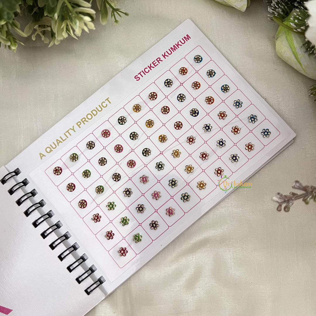 Vriksham LCT Stone Fancy Bindi Book(DN 30PS2)-BB264