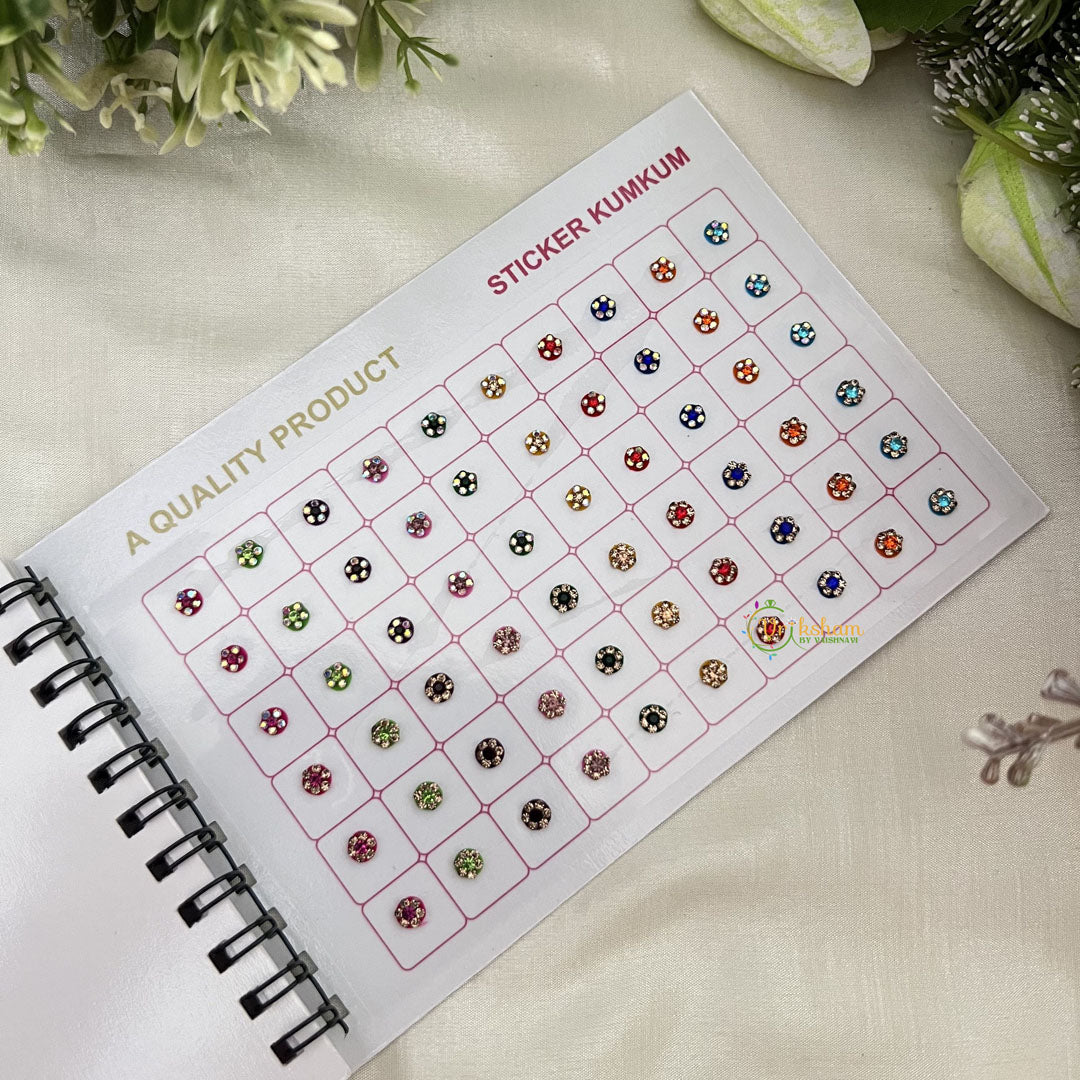 Vriksham LCT Stone Fancy Bindi Book(DN 30PS2)-BB264