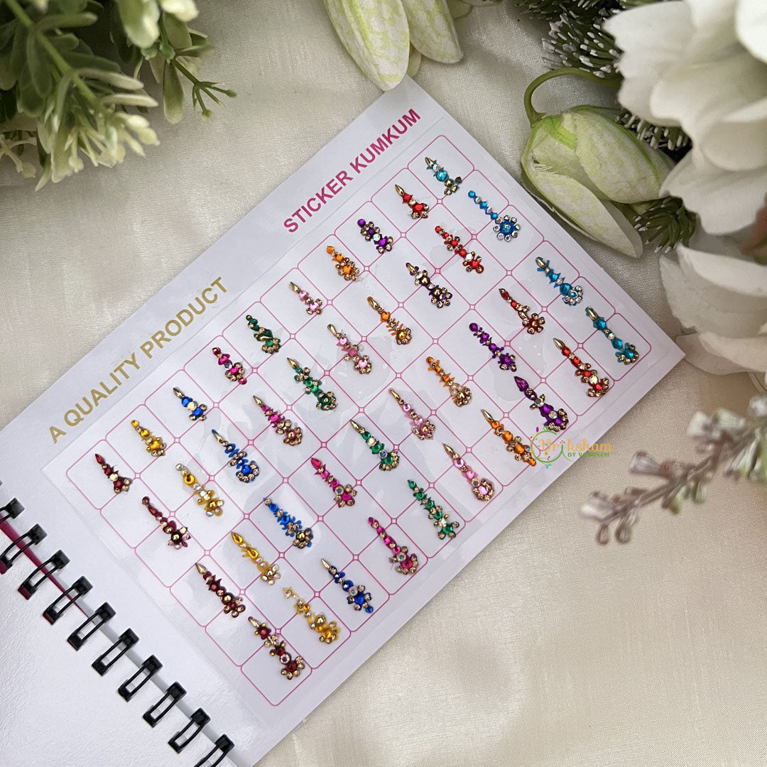Vriksham LCT Stone Cocktail Bindi Book(D NO 30KB1)-BB224