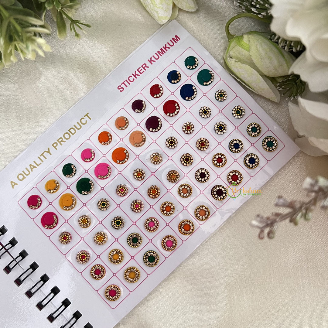 Vriksham LCT Stone Cocktail Bindi Book(D NO 30KB1)-BB224