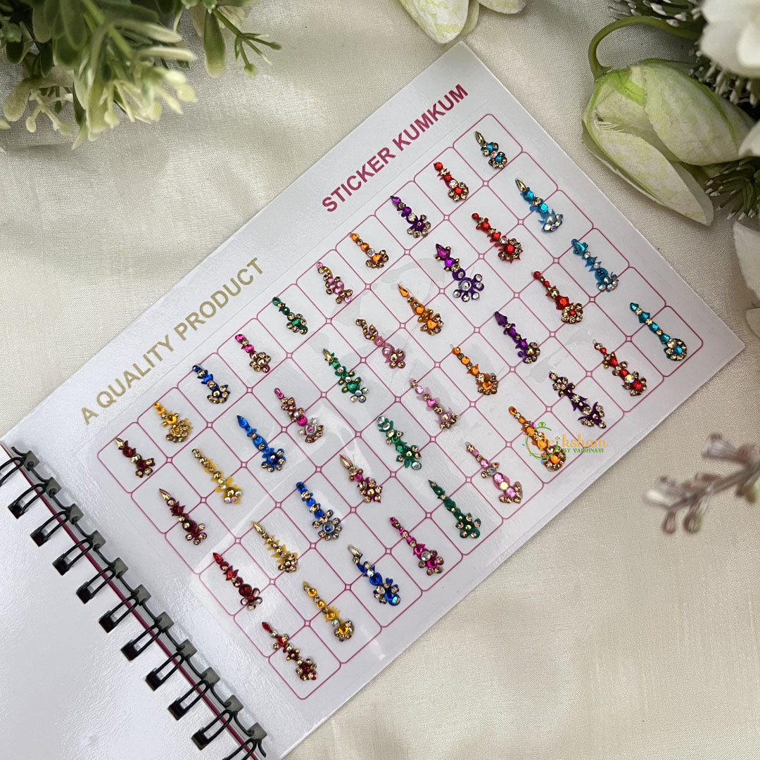 Vriksham LCT Stone Cocktail Bindi Book(D NO 30KB1)-BB224