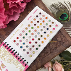 Vriksham Navya Suhag Spiral Bindi Book(300 Bindi LCT Stone Peastal Premium)-BB339