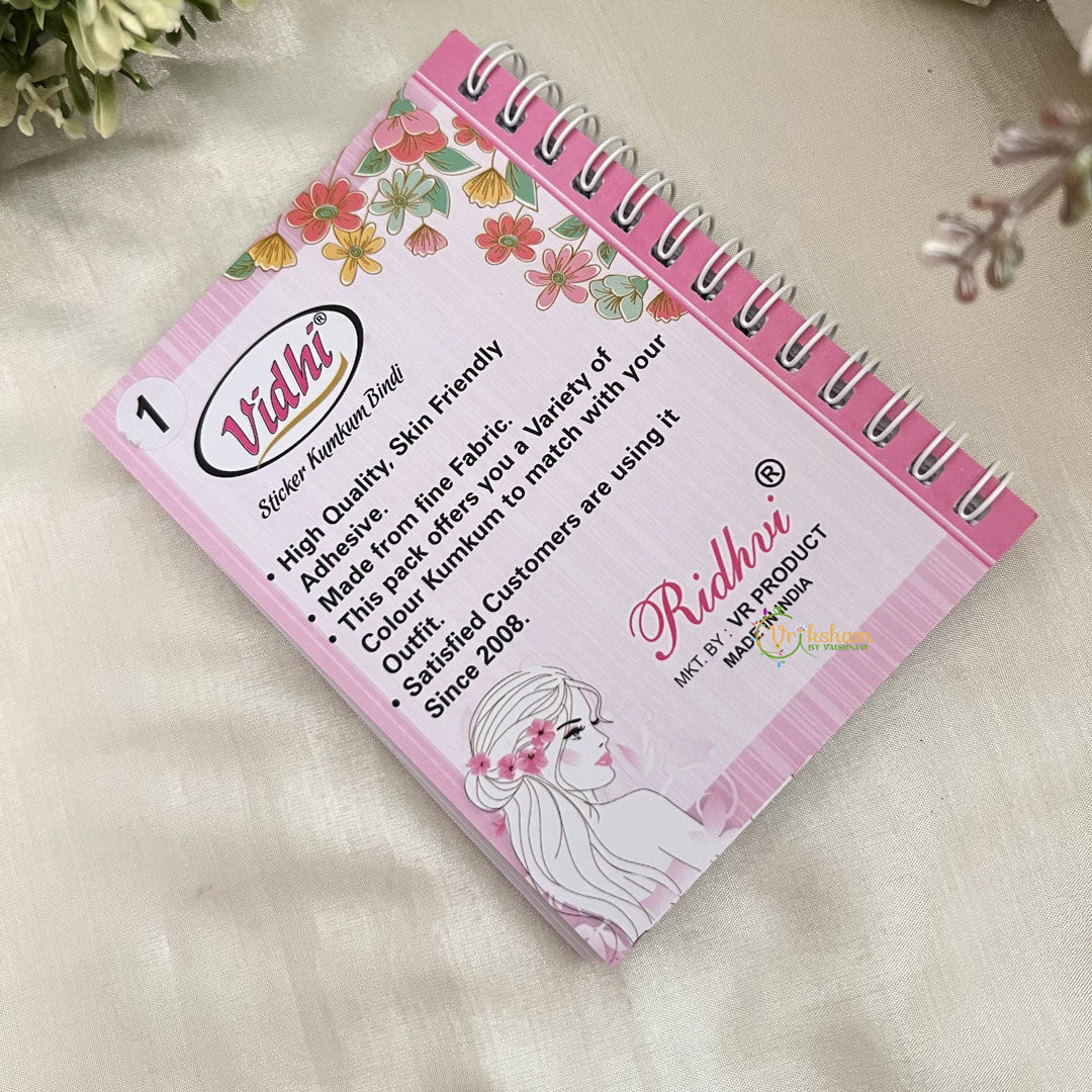 Vriksham Vidhi Sticker Kumkum Bindi Book-BB289
