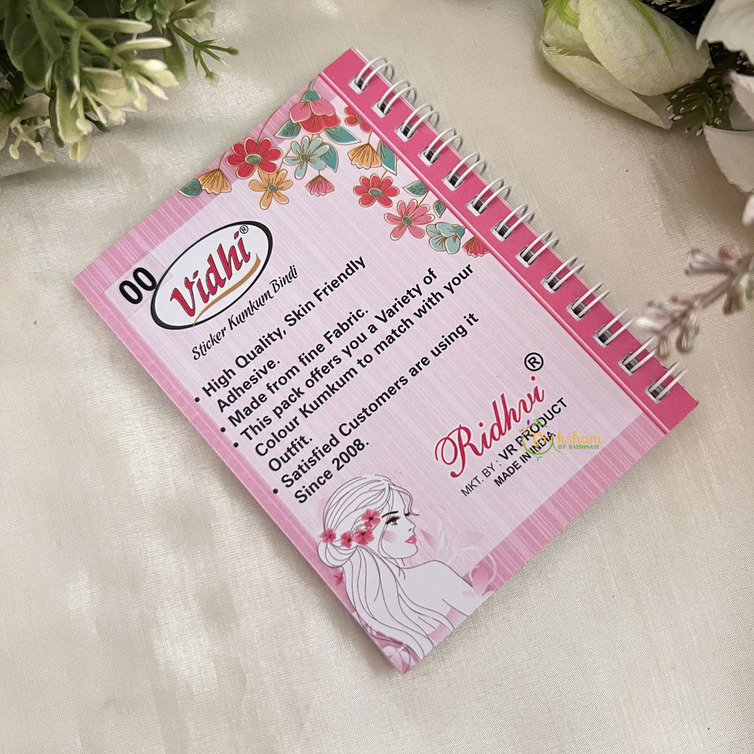 Vriksham Vidhi Sticker Kumkum Bindi Book-BB290