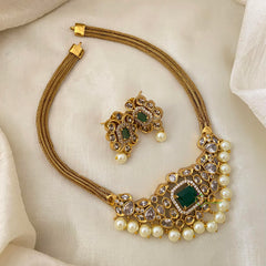 Elegant AD Stone Addigai Choker-G12075