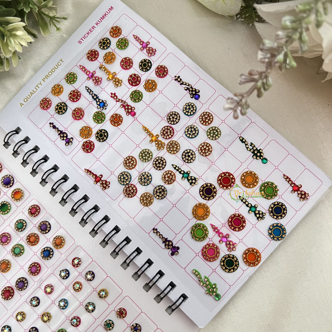 Vriksham LCT Stone Fancy CPR Bindi Book(D NO 48ANEW)-BB248