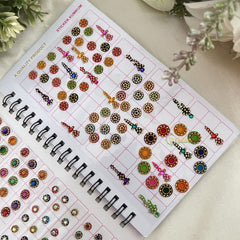 Vriksham LCT Stone Fancy CPR Bindi Book(D NO 48ANEW)-BB248