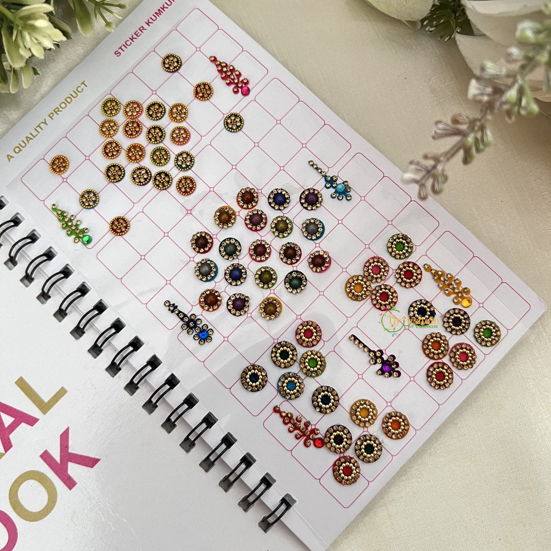 Vriksham LCT Stone Fancy CPR Bindi Book(D NO 48ANEW)-BB248