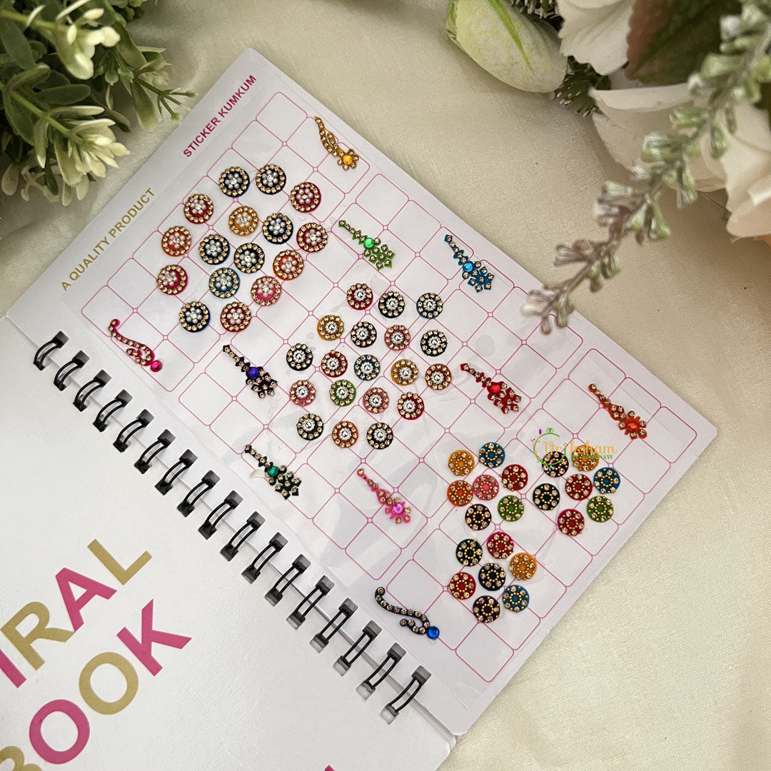 Vriksham LCT Stone Fancy CPR Bindi Book(D NO 48ANEW)-BB248