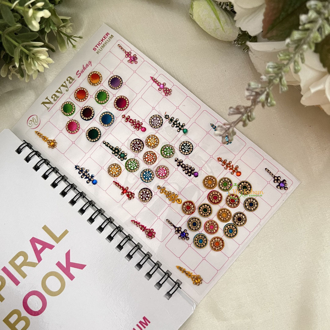 Vriksham LCT Stone Fancy CPR Bindi Book(D NO 48ANEW)-BB248