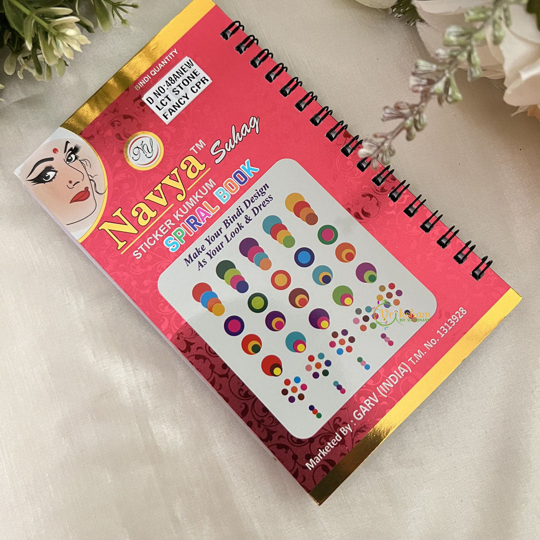 Vriksham LCT Stone Fancy CPR Bindi Book(D NO 48ANEW)-BB248