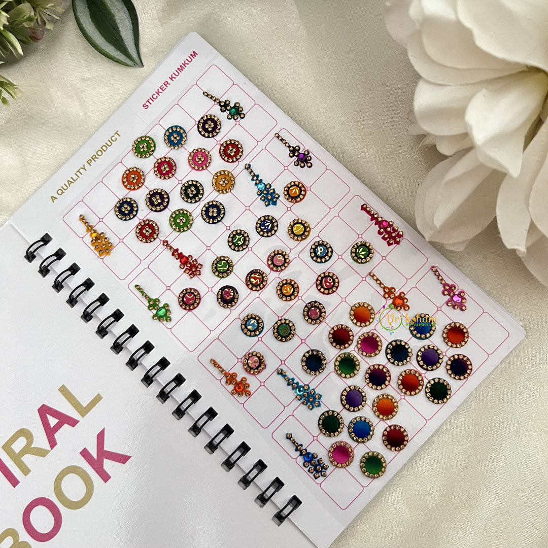 Vriksham LCT Stone Fancy CPR Bindi Book(D NO 48A14)-BB268