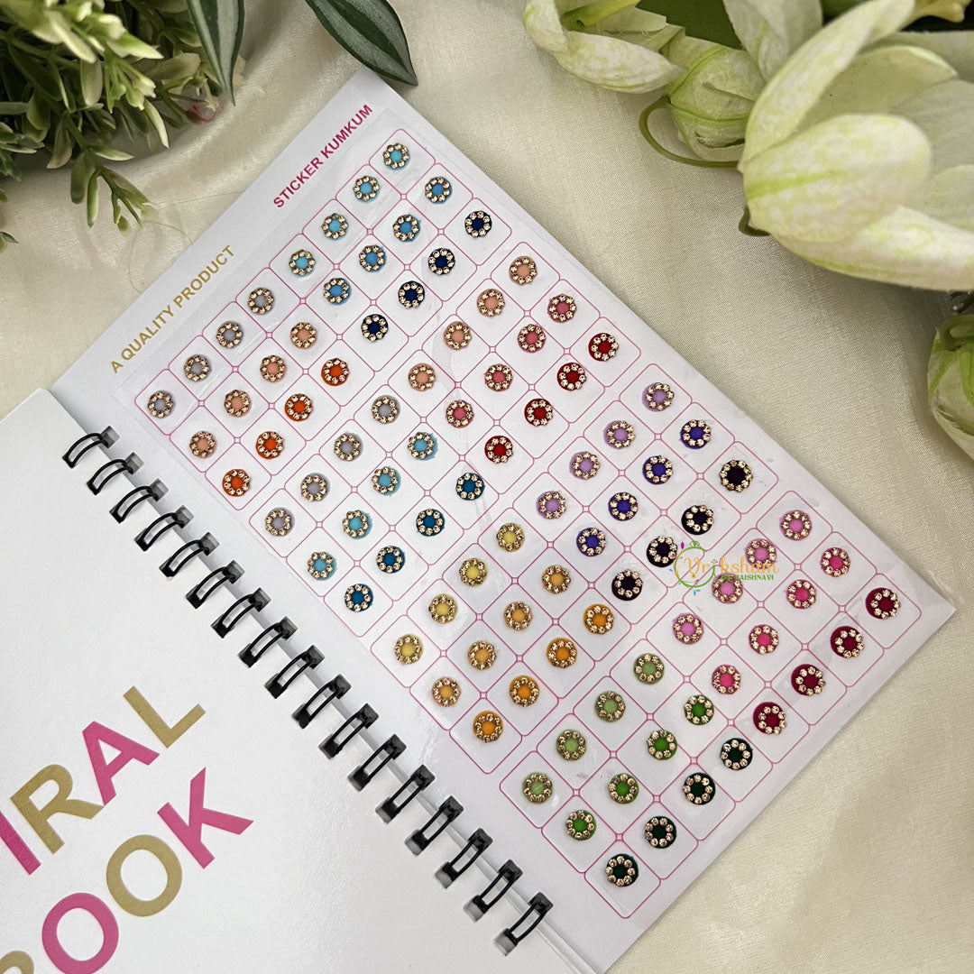 Vriksham 576 LCT Stone Pastel Bindi Book-BB246