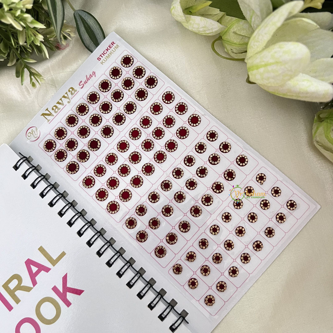 Vriksham 576 LCT Stone Pastel Bindi Book-BB246