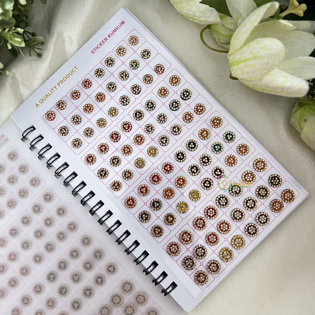 Vriksham 480 Bindi LCT Stone Fancy K Bindi Book-BB243