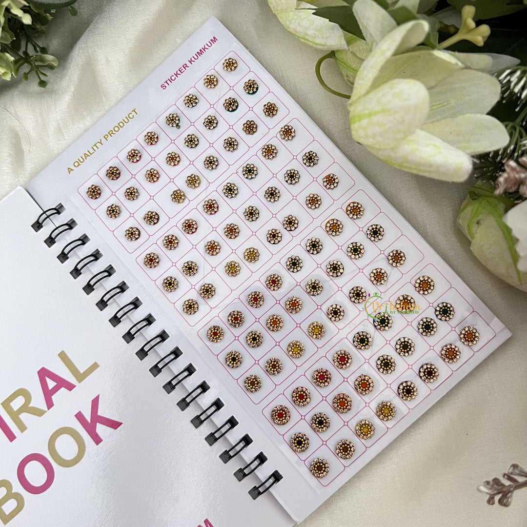 Vriksham 480 Bindi LCT Stone Fancy K Bindi Book-BB243