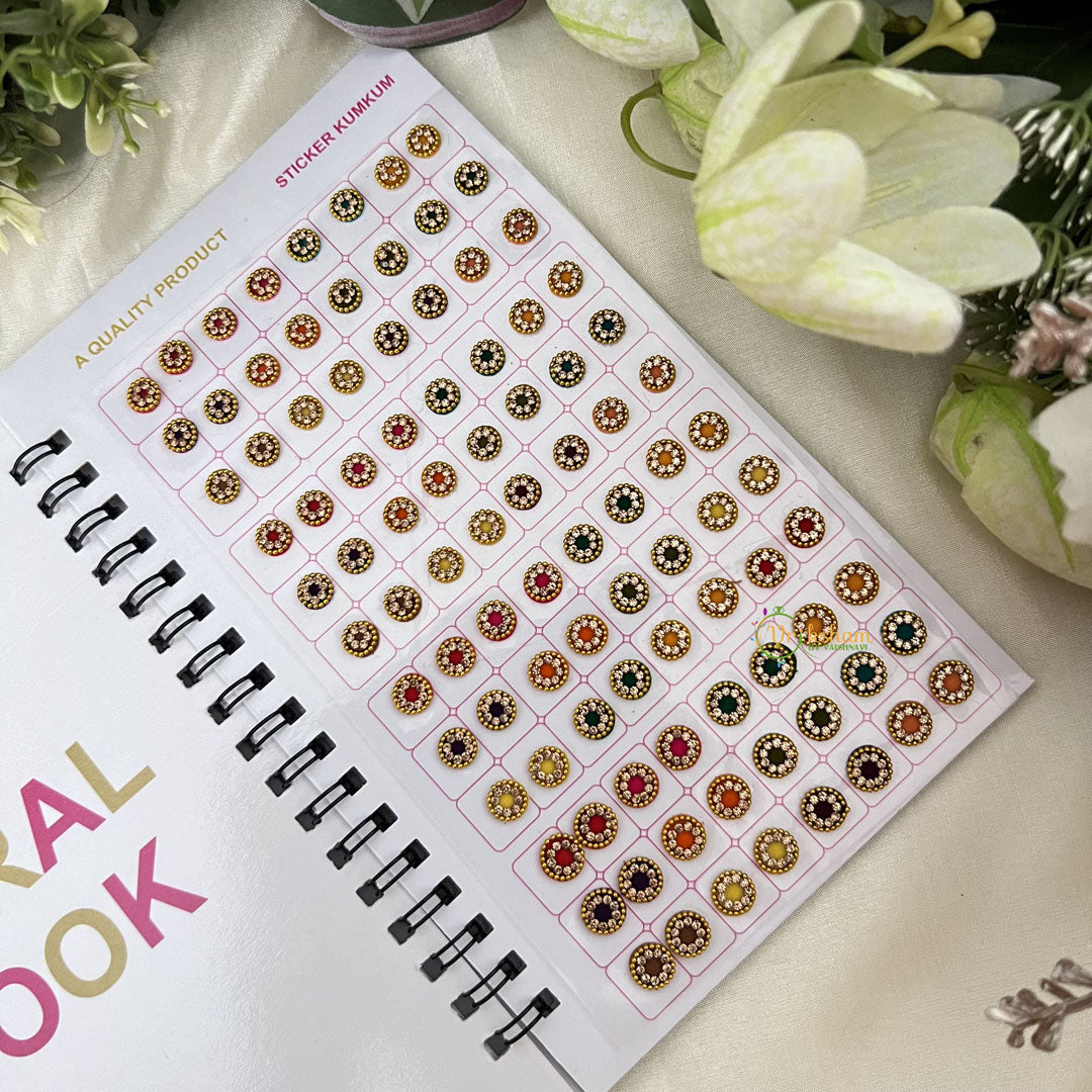 Vriksham 480 Bindi LCT Stone Fancy K Bindi Book-BB243