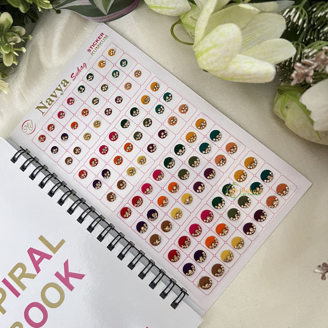 Vriksham 480 Bindi LCT Stone Fancy K Bindi Book-BB243