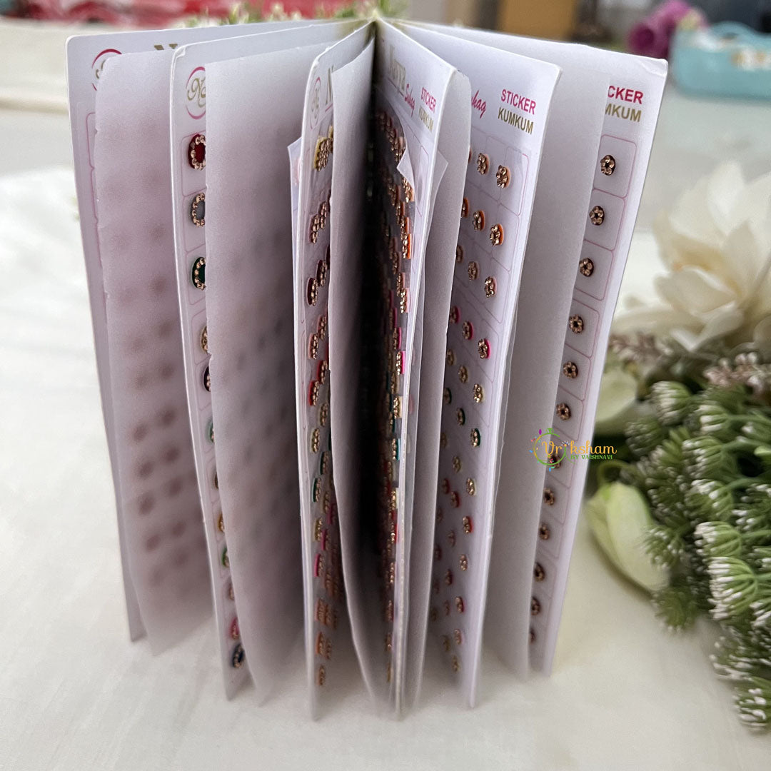 Vriksham 960 Bindi LCT Stone Pestal Premium Bindi Book-BB240