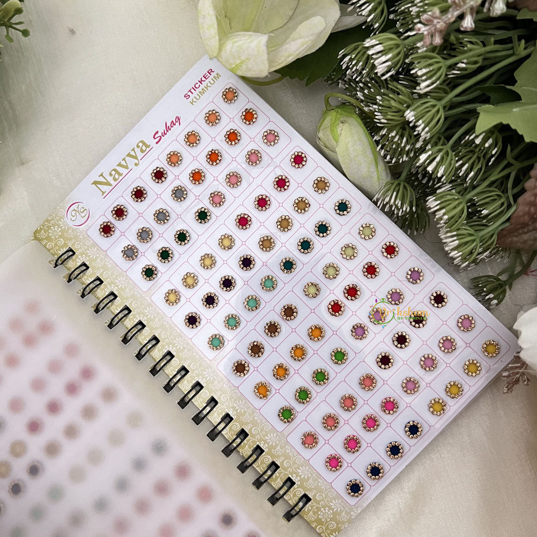 Vriksham 960 Bindi LCT Stone Pestal Premium Bindi Book-BB240