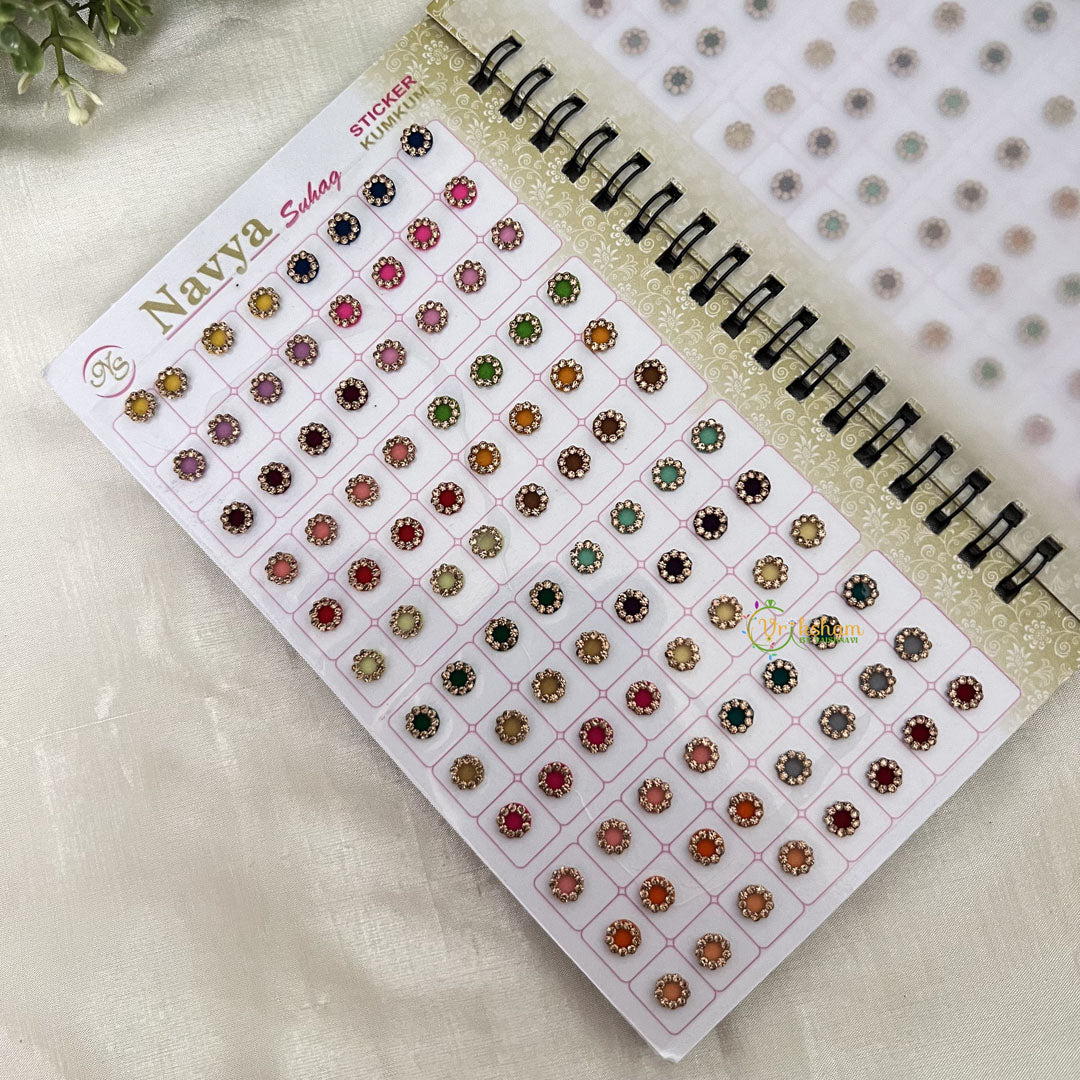 Vriksham 960 Bindi LCT Stone Pestal Premium Bindi Book-BB240