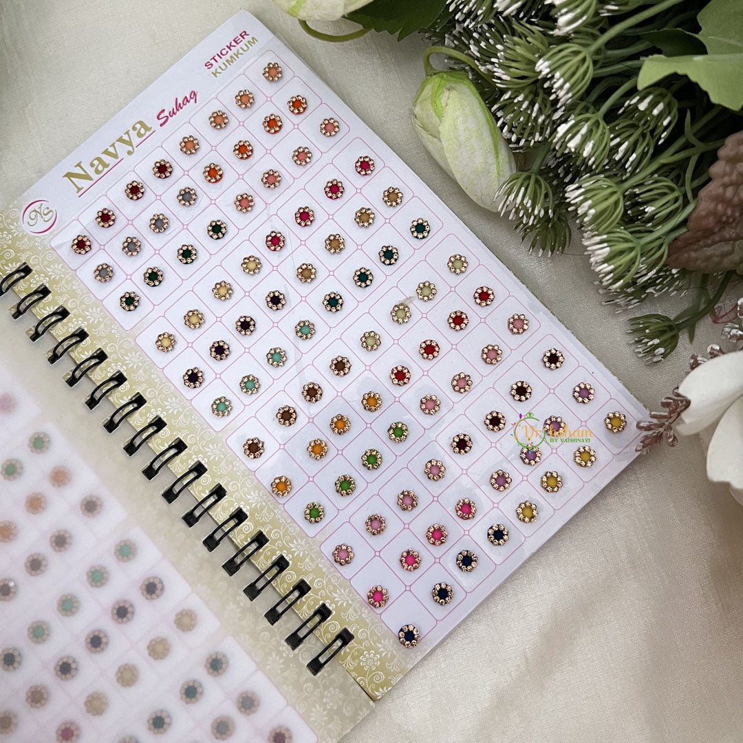 Vriksham 960 Bindi LCT Stone Pestal Premium Bindi Book-BB240