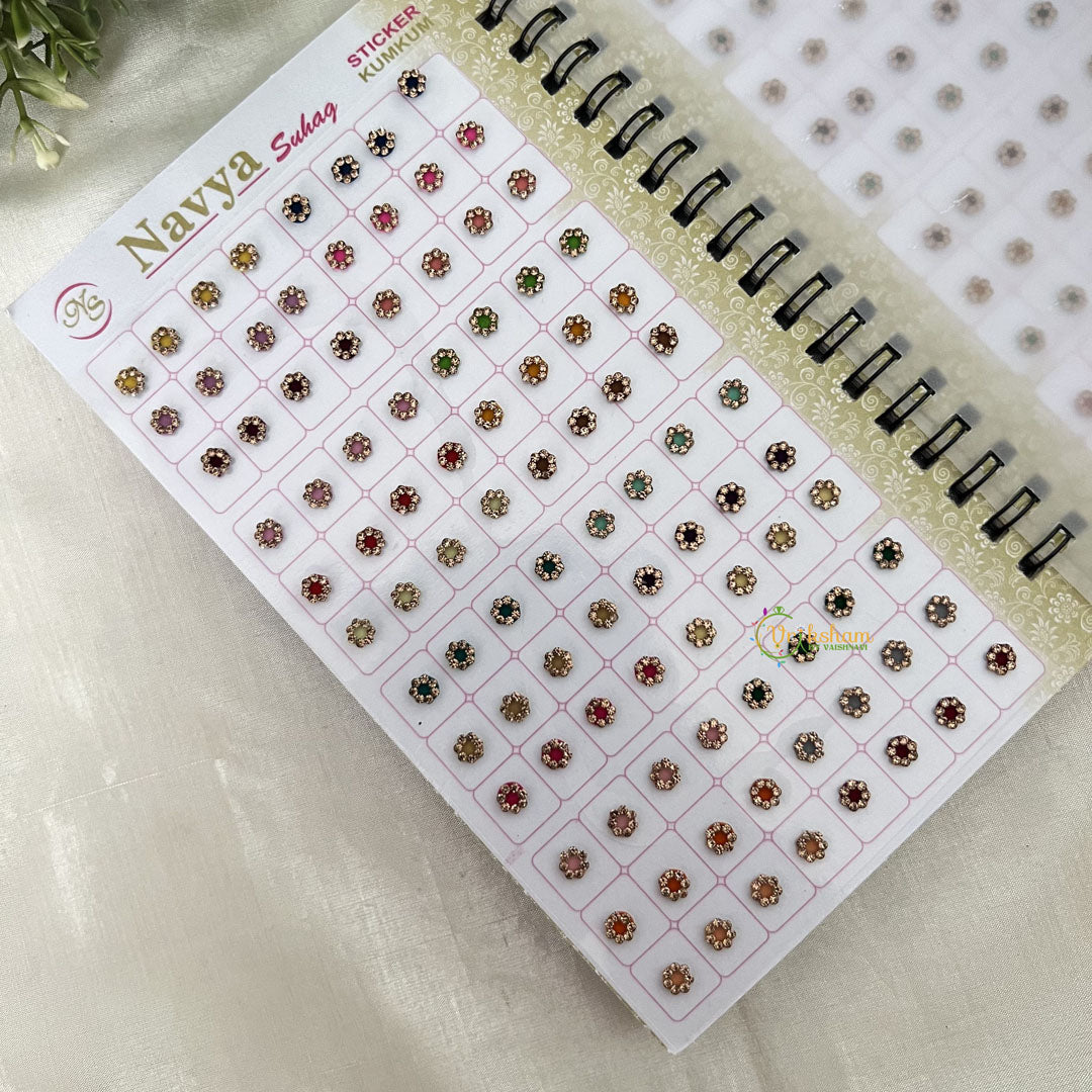 Vriksham 960 Bindi LCT Stone Pestal Premium Bindi Book-BB240