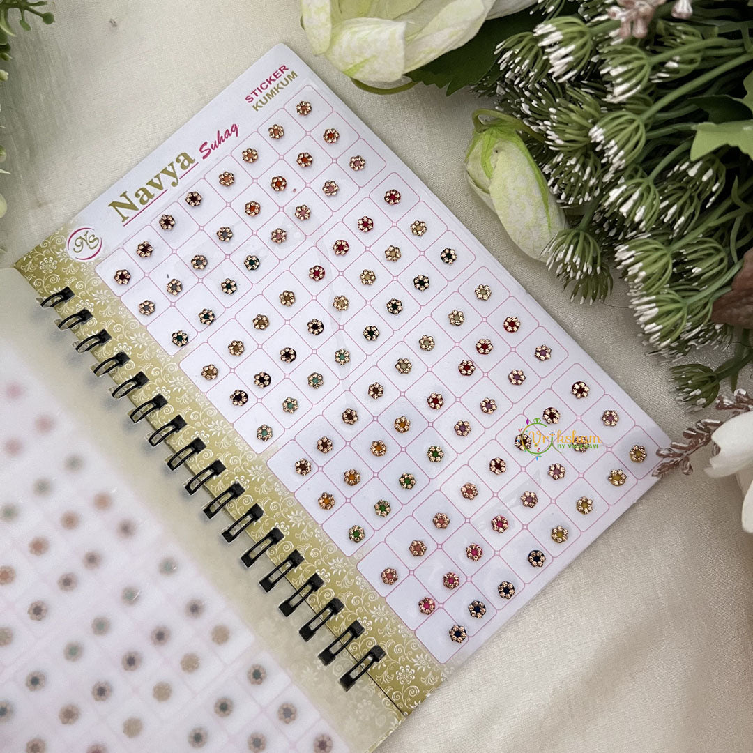 Vriksham 960 Bindi LCT Stone Pestal Premium Bindi Book-BB240
