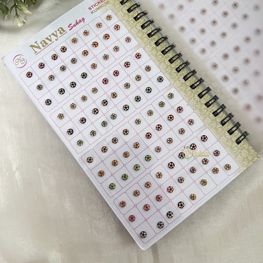 Vriksham 960 Bindi LCT Stone Pestal Premium Bindi Book-BB240