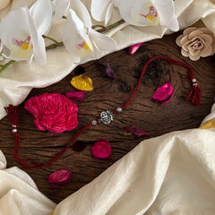 Rakshabandhan Silver Rakhi-Shivling-G13027