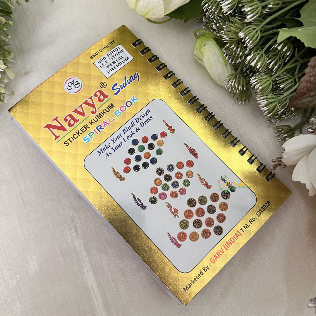 Vriksham 960 Bindi LCT Stone Pestal Premium Bindi Book-BB240