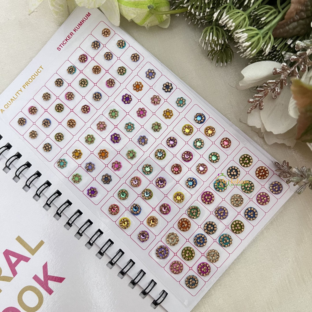 Vriksham LCT Stone Pestal Fancy Bindi Book(D NO 576A1)-BB265