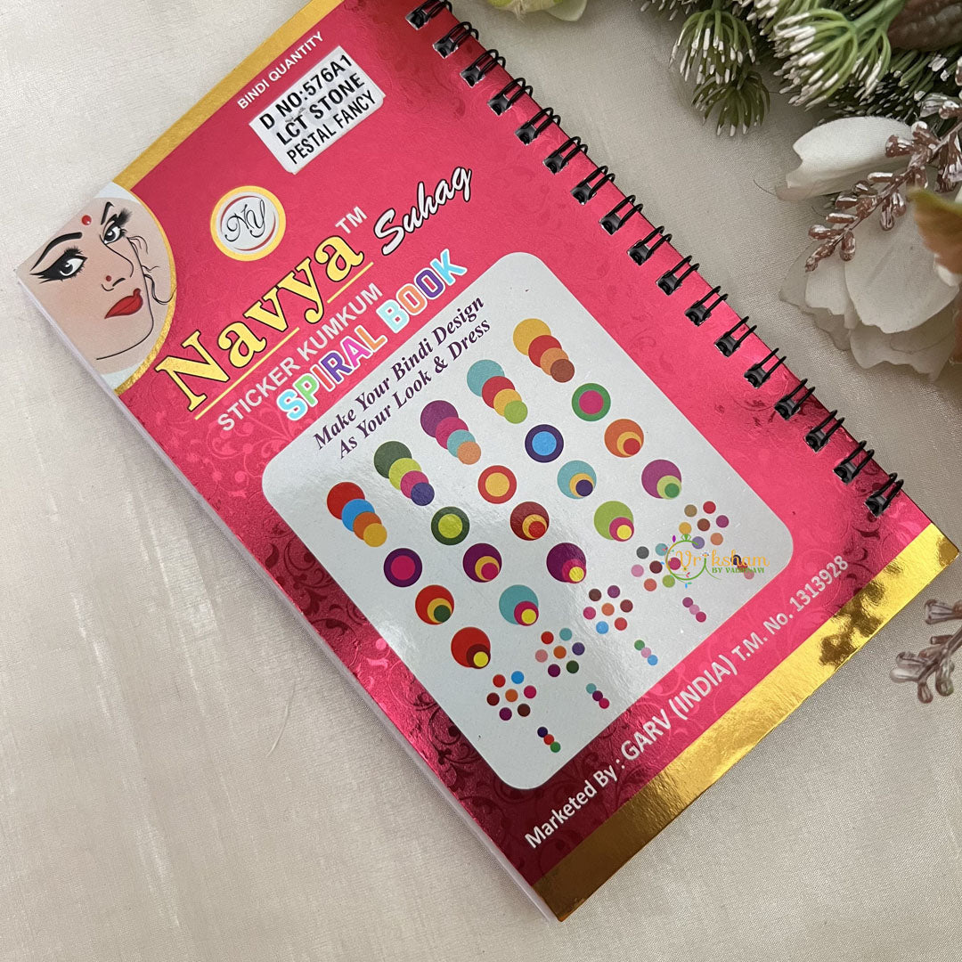 Vriksham LCT Stone Pestal Fancy Bindi Book(D NO 576A1)-BB265