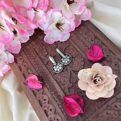 Vriksham Flower Maharashtrian Style Press Bugadi-Firosa-White Bead-J3161