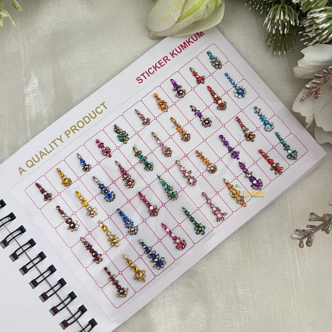Vriksham LCT Stone CockTail Bindi Book(D NO 30KB1)-BB255