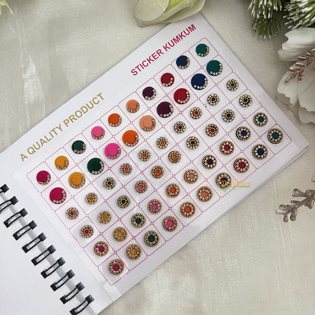 Vriksham LCT Stone CockTail Bindi Book(D NO 30KB1)-BB255