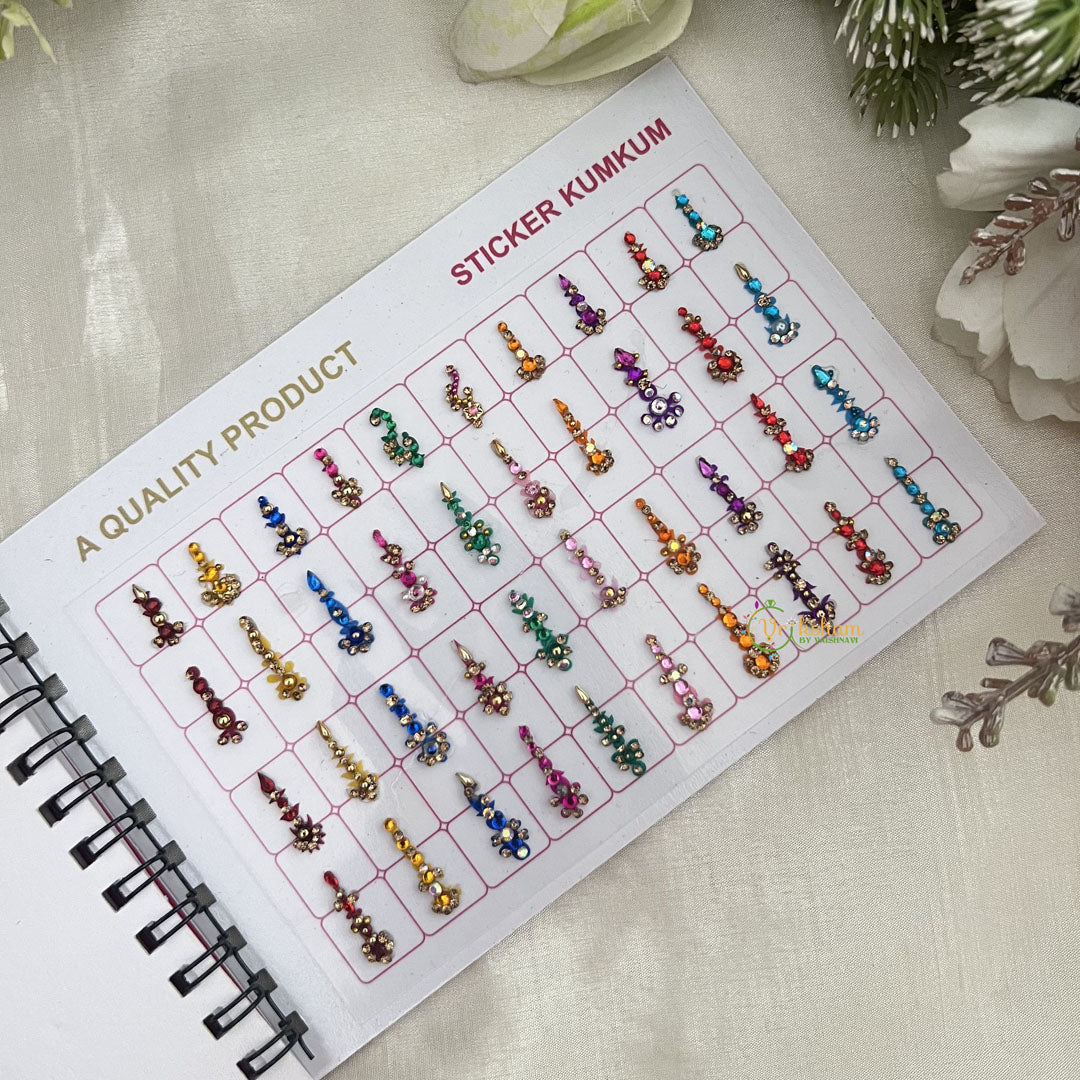 Vriksham LCT Stone CockTail Bindi Book(D NO 30KB1)-BB255