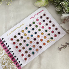 Vriksham LCT Stone Border Bindi Book(300 Bindi)-BB229